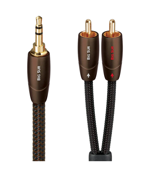 Audioquest BIG SUR jack 3,5mm vers RCA - 3m