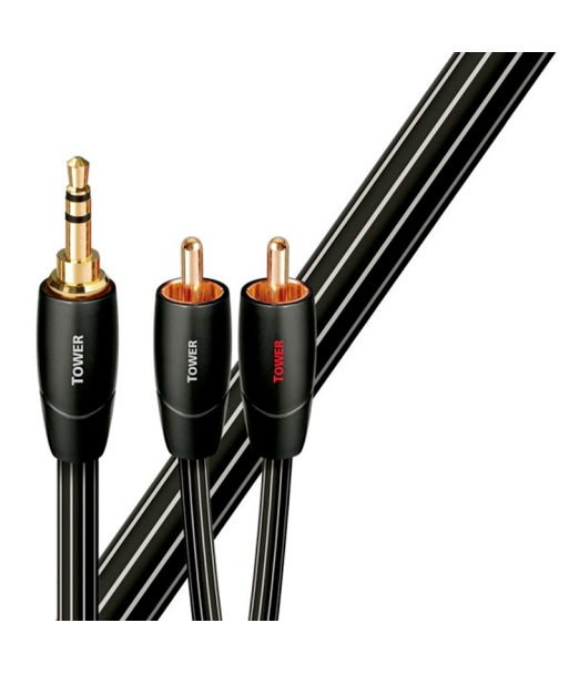 Audioquest Tower jack 3.5M vers RCA - 1.5M